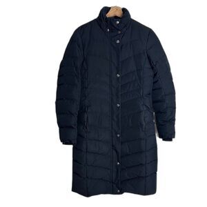 Brooks brothers Women's Black Quilted longer puffer jacket 80% duck down small